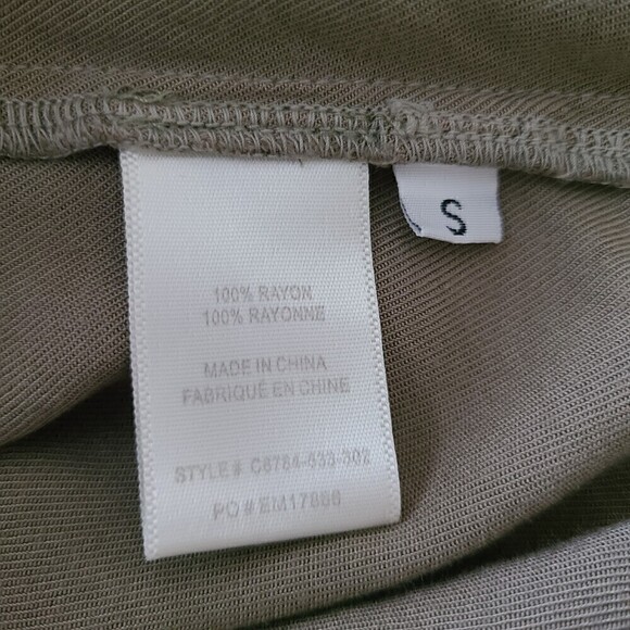 Cloth & Stone Casual‎ Dress XS Green Lightweight V-Neck Short Sleeve Pull… - Picture 4 of 4